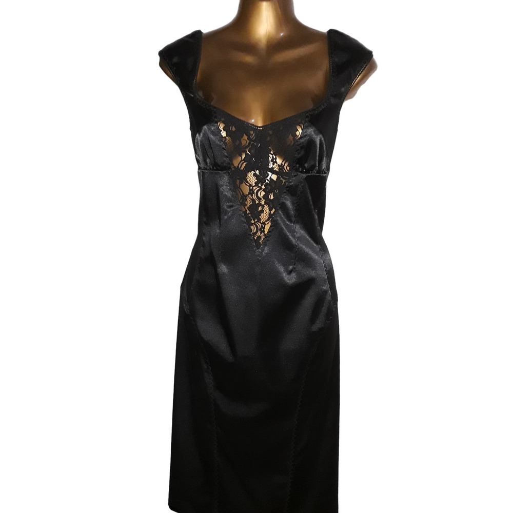 Dolce & Gabbana Black Backless Dress